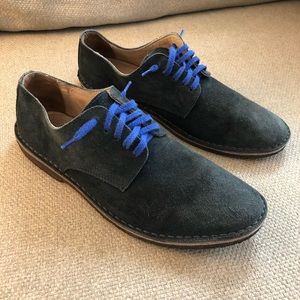 MacAlister Italian Blue Suede Chukka Oxfords